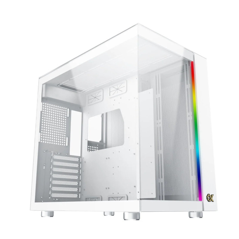 Xigmatek Aqua Ultra Tempered Glass E-ATX Mid Tower Case - Arctic - صندوق